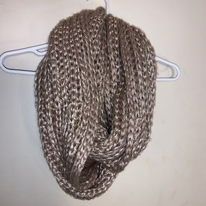 Gold infinity scarf